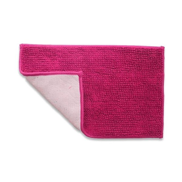 SWARG HOMES Popcorn Microfiber Anti-Skid Bathmat (Red,37X57 cm).Water absorbment Easy Clean Mats Must for Every Home - Image 4