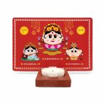 Indigifts India Laxmi Ganesh Idol Diya Puja Deepak - Lakshmi Ganesh Statue - Diwali Home Decoration Items - Diwali Showpiece, Laxmi Ganesh Showpiece