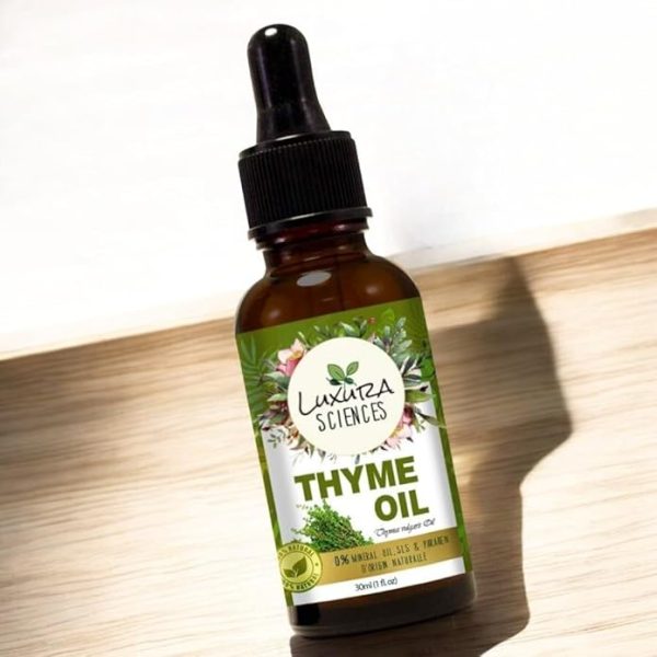 Luxura Sciences THYME Essential Oil Natural Therapeutic Grade Oil for Skin Care, Hair Care, Body Massage & Aromatherapy - Energizing Gale of Evergreen (30 ML) - Image 5