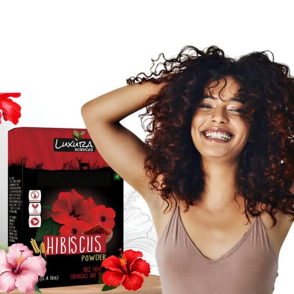 Luxura Sciences Hibiscus Powder For Hair Improvement 200 Grams, Hibiscus Flower Powder Natural. - Image 6