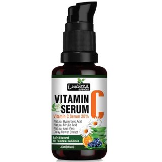 Luxura Sciences 20% Vitamin C Serum for Skin Glow and Anti Ageing |Effective Skin Brightening Vitamin C Serum|30 ml | Scar and Dark Spot Reduction | Healthy Glow