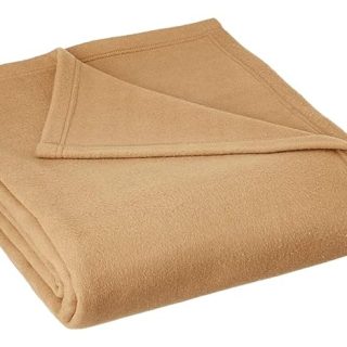 Solid Single Fleece Blanket-800GM (Beige)