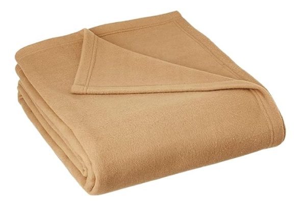 Solid Single Fleece Blanket-800GM (Beige)