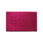 SWARG HOMES Popcorn Microfiber Anti-Skid Bathmat (Red,37X57 cm).Water absorbment Easy Clean Mats Must for Every Home