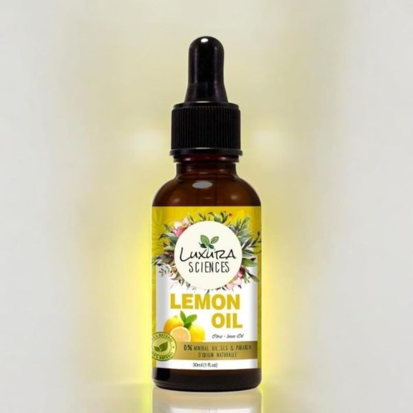 Luxura Sciences Organic Lemon Essential Oil For Skin,Hair and Body (NATURAL - UNDILUTED) Therapeutic Grade -Perfect for Aromatherapy, Relaxation, Skin Therapy & More! 30ML - Image 4