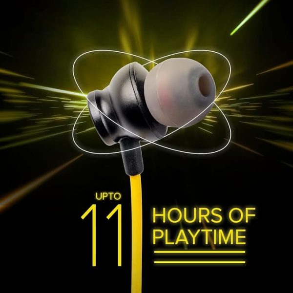 Newly Launched HiLife Jump 201 Wireless Neckband with Quick Charge, Up to 11H Playback, IPX5 Water Resistance, 1 Year Free Subscription for Hungama Music & Hungama Play - Image 5