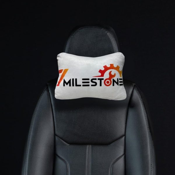 7 Mile Stone Car Neck Rest Pillow Set of 2 White - Image 5
