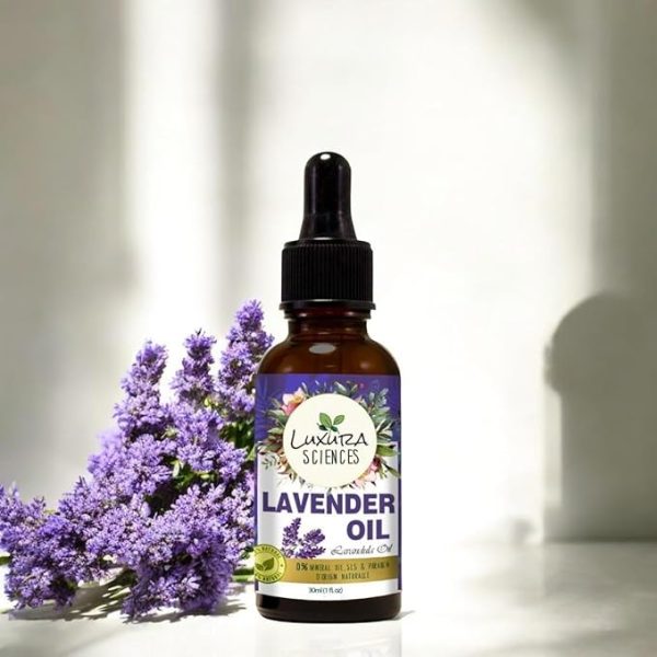 Luxura Sciences Organic Lavender Essential Oil (NATURAL - UNDILUTED) Therapeutic Grade Perfect for Aromatherapy, Relaxation, Skin Therapy,Headache, Pain, Meditation, Anxiety (30 ML) - Image 3