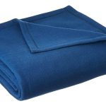SWARG HOMES Polar Fleece Blanket Double Bed weight 600 Grams Blanket| All Season Ultra Soft & Light-Weight Travel Blanket | Home AC Blanket 90x90 inch, Blue