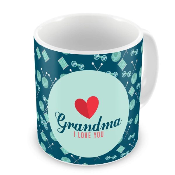 Indigifts I Love You Grandma Grandpa Coffee Mug Set of 2 | Printed Ceramic Coffee Mug 325 ml | 3 Layer Safe Packaging | MATERIAL: White Ceramic| High Quality Digital Printing| Premium Quality - Image 4