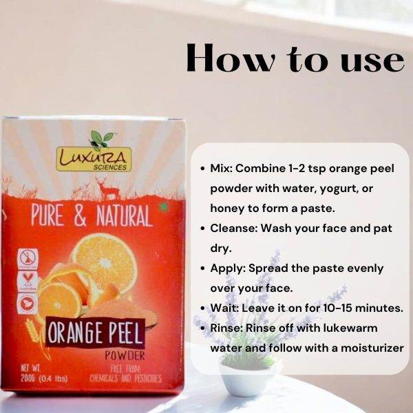 Luxura Sciences Face Mask (Orange Peel, 200g) - Image 3