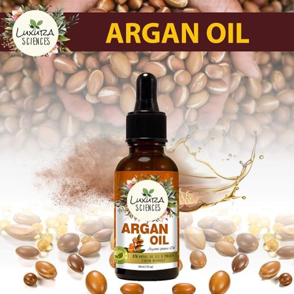 Luxura Sciences Essential oils for Hair | Skin | Nails | Aromatherapy (Argan, 15ml) - Image 2