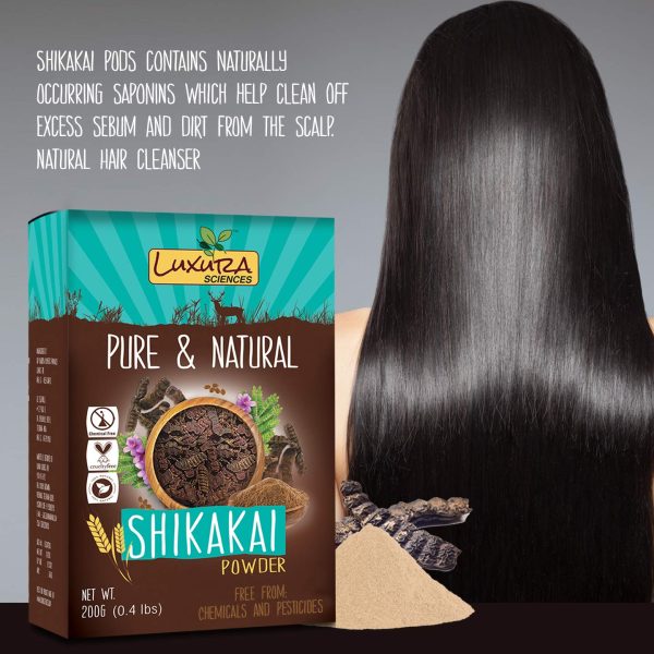 Luxura Sciences Shikakai Hair Mask (200g) | Natural Nourishment for Hair | Promotes Healthy Shine & Softness | Ideal for All Hair Types | Enriched with Shikakai Extract - Image 5