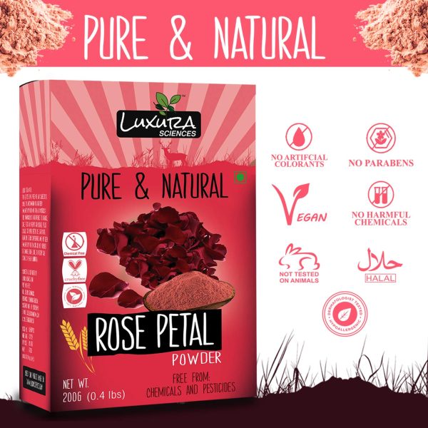 Luxura Sciences Face Mask (Rose Petal, 200g) - Image 2
