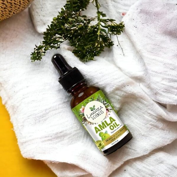 Luxura Sciences Organic Amla Oil - With Dropper 30ml - Image 2