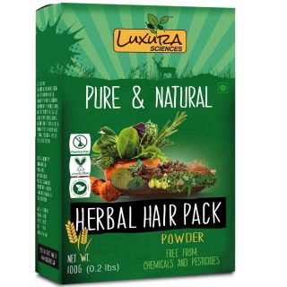 Luxura Sciences Natural Hair Pack for Dry Hair | Nourishing Hair Mask (100g) | Enriched with Natural Ingredients for Hydration & Manageability | Suitable for All Hair Types