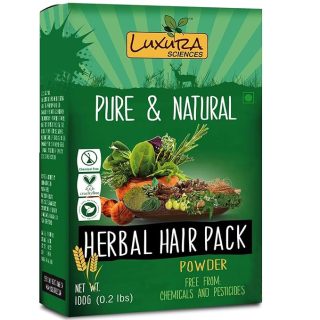 Luxura Sciences Natural Hair Pack for Dry Hair | Nourishing Hair Mask (100g) | Enriched with Natural Ingredients for Hydration & Manageability | Suitable for All Hair Types