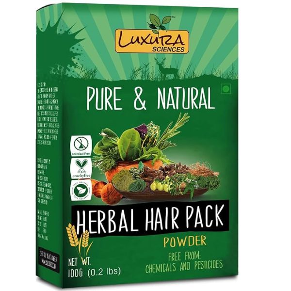 Luxura Sciences Natural Hair Pack for Dry Hair | Nourishing Hair Mask (100g) | Enriched with Natural Ingredients for Hydration & Manageability | Suitable for All Hair Types