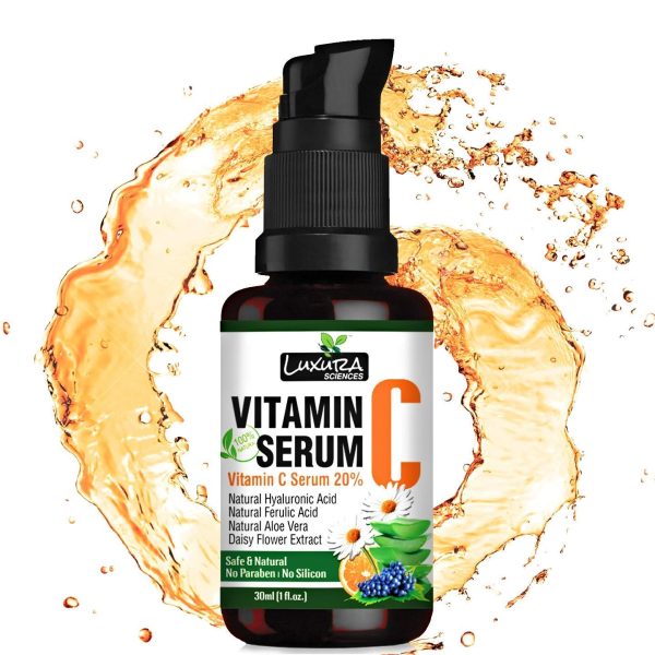 Luxura Sciences 20% Vitamin C Serum for Skin Glow and Anti Ageing |Effective Skin Brightening Vitamin C Serum|30 ml | Scar and Dark Spot Reduction | Healthy Glow - Image 7