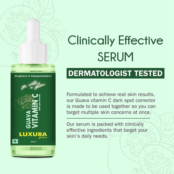 Luxura Prima Guava Vitamin C Serum 30ml For DePigmentation and Skin Glow - Image 2