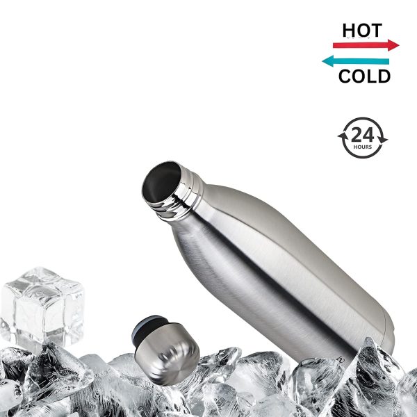 Swarg Kitchen 1000 Ml Thermosteel 24 Hours Hot and Cold Water Bottle 1 Litre | Leak Proof | Insulated Double Walled Office Water Bottle | Gym | Home | Kitchen | Hiking | Trekking | Travel Bottle - Image 5
