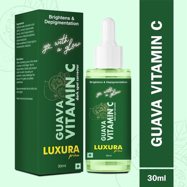 Luxura Prima Guava Vitamin C Serum 30ml For DePigmentation and Skin Glow - Image 6