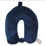 SWARG HOMES Super Comfy Premium Neck Pillow for Travel | Rest Cushion for Travel in Flight | Car | Train | Airplane | Relief Sleeping for Men and Women | Cervical Support | Comfort in Neck at Office and Home [Blue]