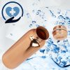 SWARG KITCHEN 950 ML Plain Textured Pure Copper Water Bottle - BPA Free Copper Drinkware