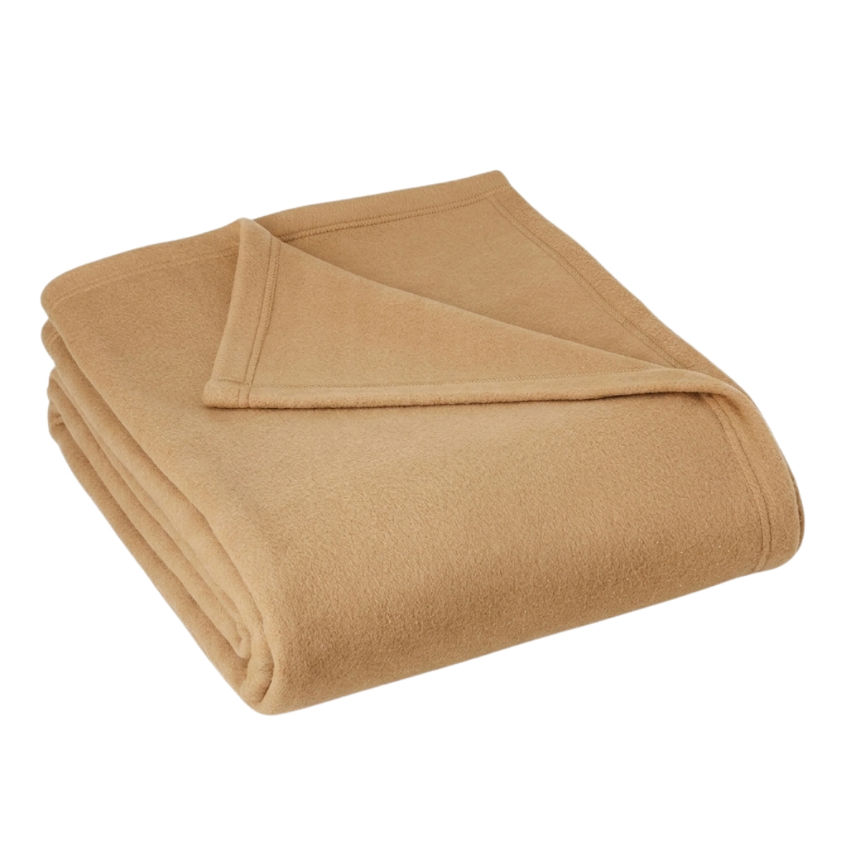 SWARG HOMES Beige Polar Fleece Double Bed Blanket - Ultra Soft All Season AC Blanket (90×90 Inch, 600 GSM) - Image 2