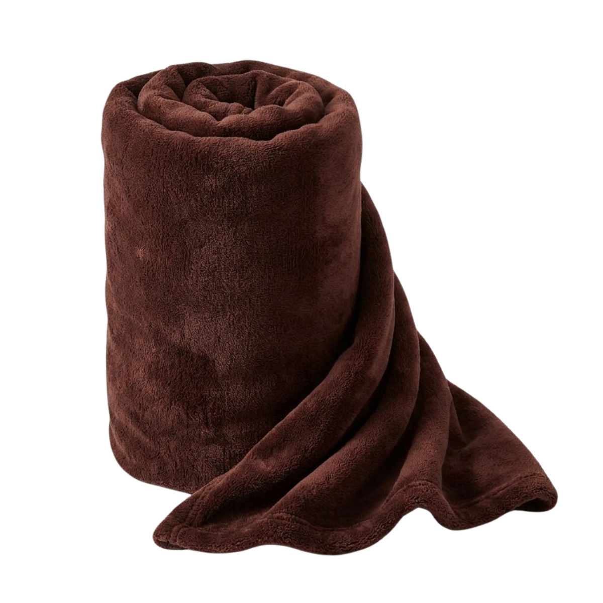 SWARG HOMES Brown Polar Fleece Single Bed Blanket - Ultra Soft All Season AC Blanket (90×60 Inch, 800 GSM)