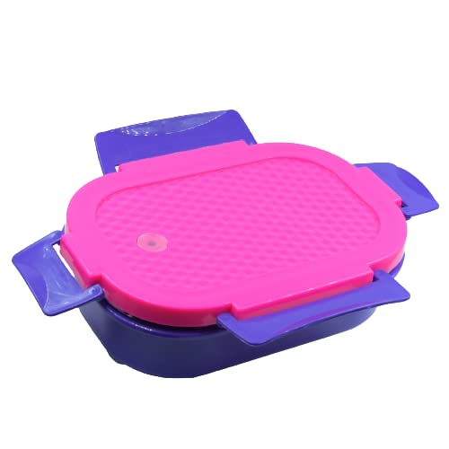 SWARG KITCHEN Purple Double Walled Insulated Lunch Box - BPA Free Food Grade Tiffin Set for Long-Lasting Heat Retention - Image 3