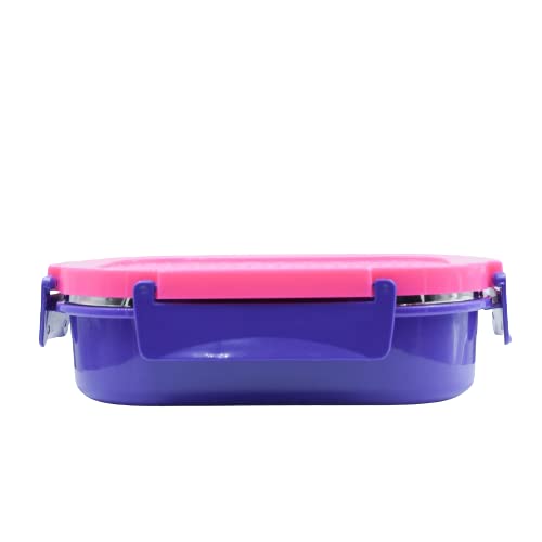 SWARG KITCHEN Purple Double Walled Insulated Lunch Box - BPA Free Food Grade Tiffin Set for Long-Lasting Heat Retention - Image 10