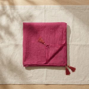 Drape N Don Ethnic Women's Plain Chiffon Dupatta | Solid Color Lightweight Chunni for Ethnic, Festive & Casual Wear | Pink
