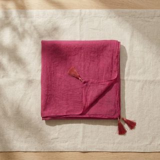 Drape N Don Pink Plain Chiffon Dupatta with Stylish Latkan Detailing - Soft Lightweight Daily Wear