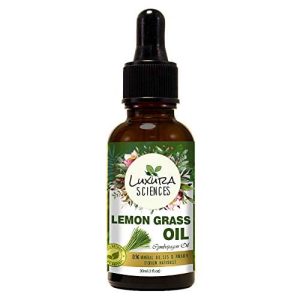 Luxura Sciences Lemongrass Essential Oil – Steam Distilled Therapeutic Grade Oil (30 ML)