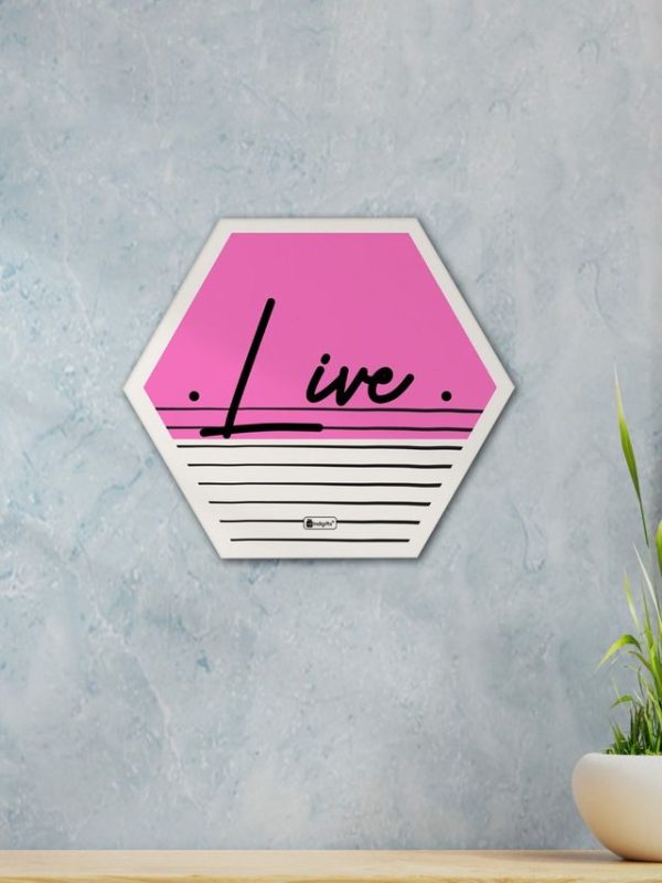 Indigifts Diwali Decoration for Home Hexagon Wall Decor Poster Frame- Set of 3, Wall Decoration Items for Frame, Wall Decoration Items for Frame, Poster Frames For Wall, Hexagone Frames Wall - Image 4