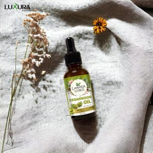 Luxura Sciences Cedarwood Essential Oil - Therapeutic Wellness Care (15 ML)