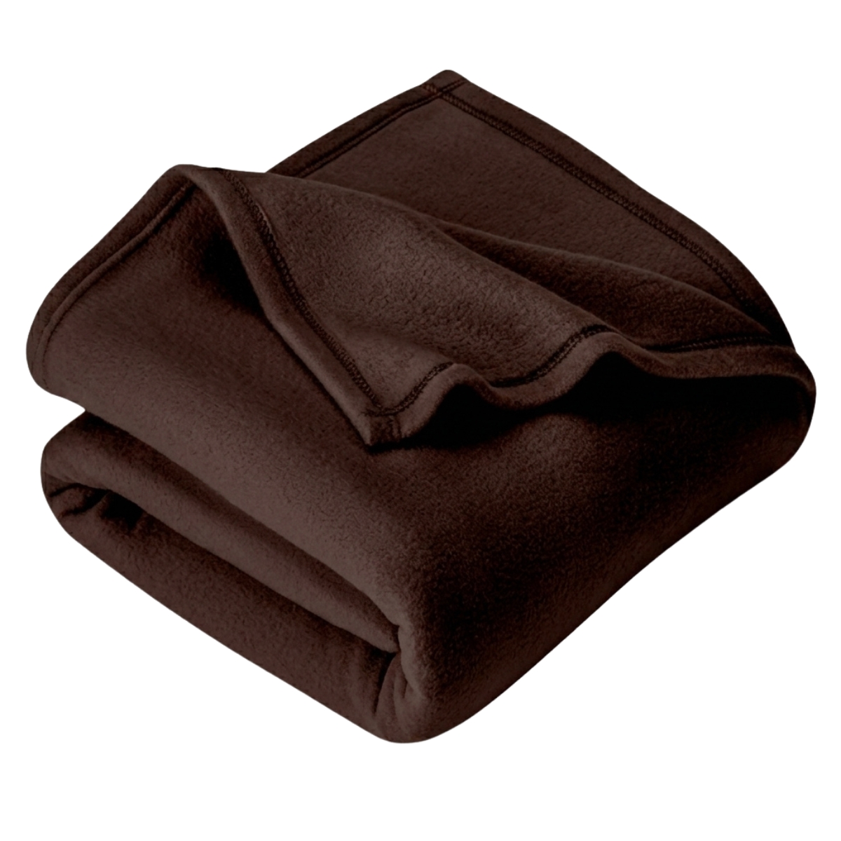 SWARG HOMES Brown Polar Fleece Double Bed Blanket - Ultra Soft All Season AC Blanket (90×90 Inch, 600 GSM) - Image 2