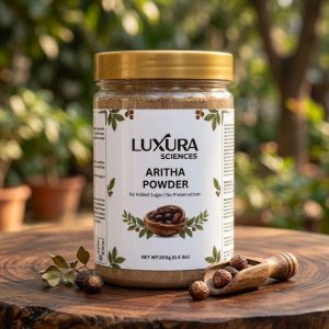 Luxura Sciences Natural Aritha Powder for Hair & Scalp Cleansing - DIY Beauty Routines (200g)