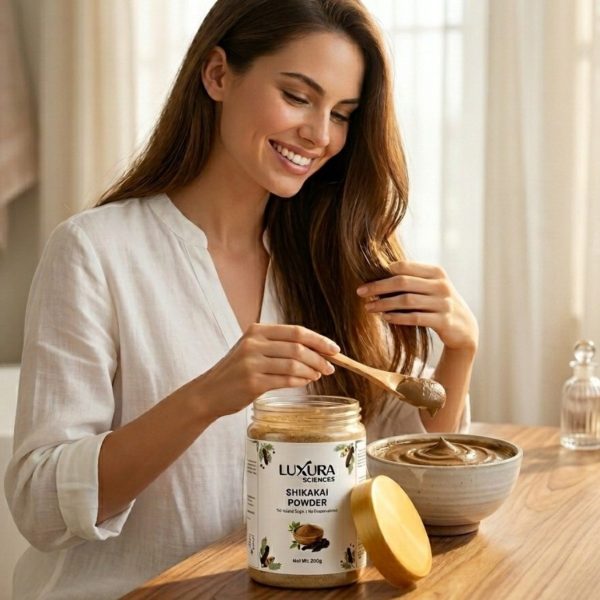 Luxura Sciences Shikakai Hair Mask for Nourishment, Shine & Softness (200g)