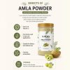Luxura Sciences Pure Amla Powder for Hair Nourishment & Strength - Vitamin C Rich Herbal Care (200g)