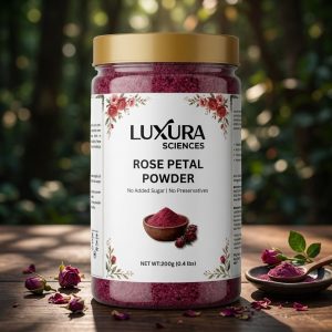 Luxura Sciences Face Mask (Rose Petal, 200g) Luxura Sciences Rose Petal Face Mask for Skin Care & Glow (200g)