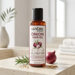Luxura Sciences Onion Hair Oil with 14 Essential Oils, Argan, Bhringraj & Amla - Nourishes, Strengthens & Adds Shine (100 ML)