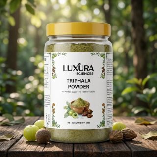 LUXURA SCIENCES Organic Triphala Powder 200 Gms- Balancing for Detoxification & Rejuvenation (200 g)
