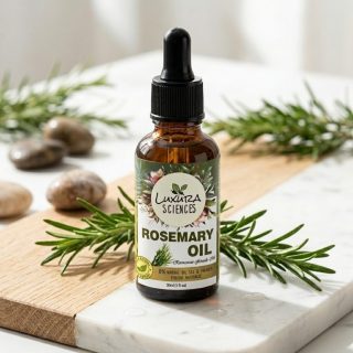 Luxura Science Rosemary Essential Oil - Therapeutic Grade Wellness Oil (15 ML)