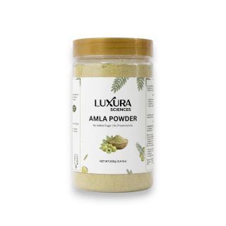 Luxura Sciences Pure Amla Powder for Hair (200 Grams) | Natural Hair Care | Rich in Vitamin C & Antioxidants | Ideal for DIY Hair Masks & Treatments | Nourishes & Strengthens