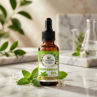 Luxura Sciences Organic Rosemary Essential Oil for Hair Growth & Scalp Nourishment (30 ML)