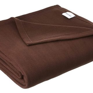 SWARG HOMES Brown Polar Fleece Single Bed Blanket - Ultra Soft All Season AC Blanket (90×60 Inch, 800 GSM)
