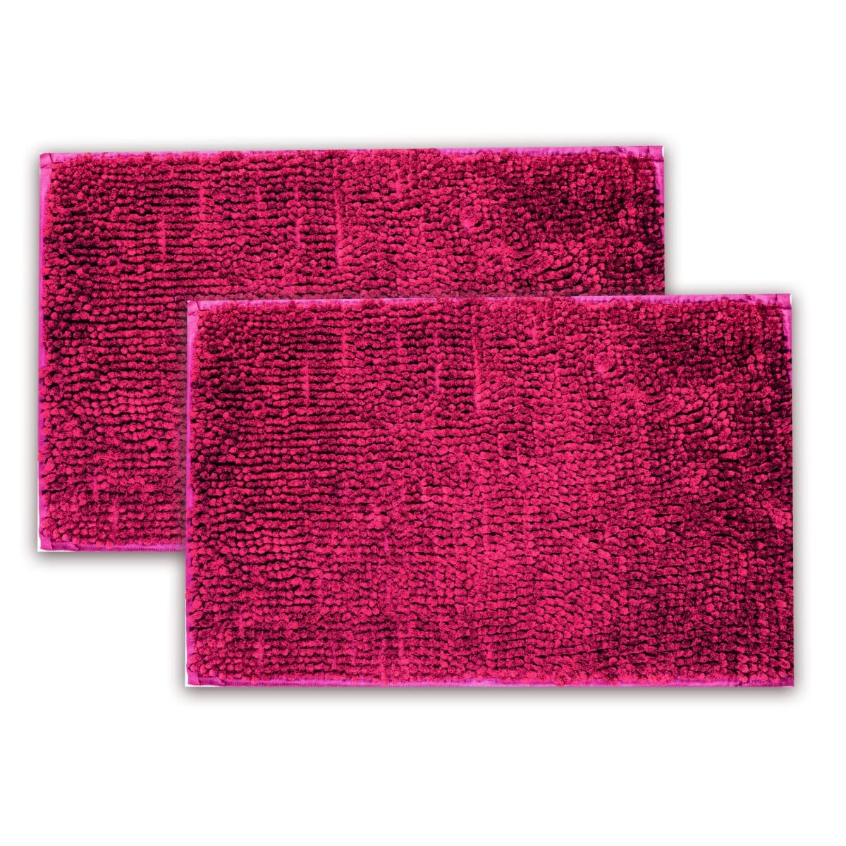 SWARG HOMES Red Popcorn Microfiber Anti-Skid Bath Mat - Water Absorbent & Easy to Clean (37×57 CM) - Image 5