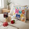 Indigifts Valentine Couple Gift Box with Satin Cushion, Teddy, Artificial Rose & Wooden Photo Stand (12X12 Inch)
